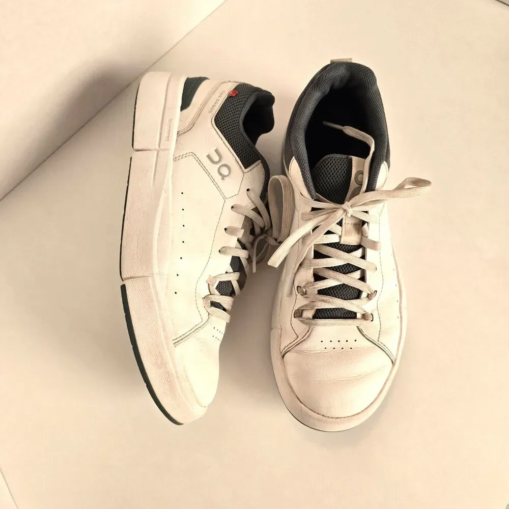 ON RUNNING The Roger Youth Sneaker Olive Green Tennis‑Style Shoes On Cloud